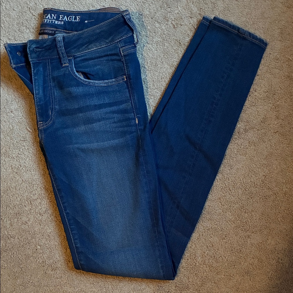 American Eagle Dark Blue Jeggings